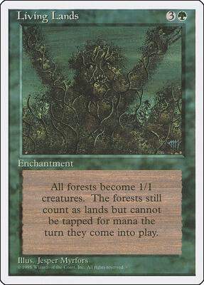 Living Lands card from Fourth Edition