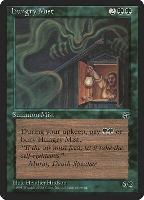 Hungry Mist [Version 2] card from Homelands