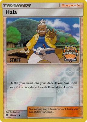Hala - 126/145 (Regional Championships) [Staff] card from League & Championship Cards