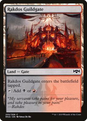 Rakdos Guildgate (255) card from Ravnica Allegiance