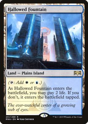Hallowed Fountain card from Ravnica Allegiance
