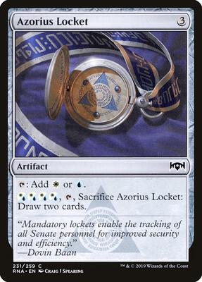 Azorius Locket card from Ravnica Allegiance
