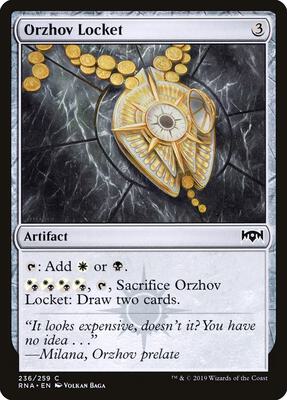 Orzhov Locket card from Ravnica Allegiance