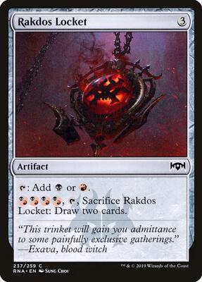 Rakdos Locket card from Ravnica Allegiance
