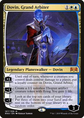 Dovin, Grand Arbiter card from Ravnica Allegiance