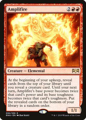 Amplifire card from Ravnica Allegiance
