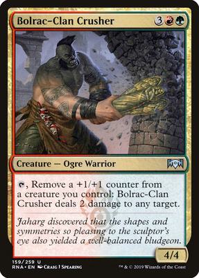 Bolrac-Clan Crusher card from Ravnica Allegiance