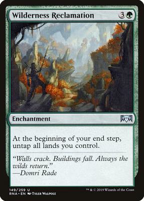 Wilderness Reclamation card from Ravnica Allegiance