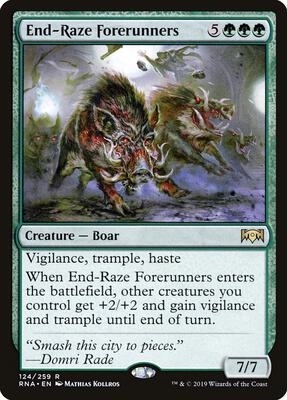 End-Raze Forerunners card from Ravnica Allegiance