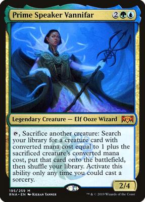 Prime Speaker Vannifar card from Ravnica Allegiance