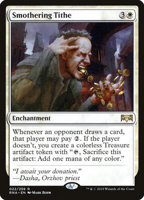 Smothering Tithe card from Ravnica Allegiance