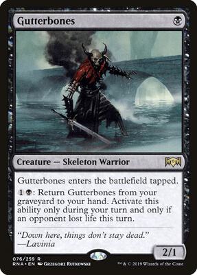 Gutterbones card from Ravnica Allegiance