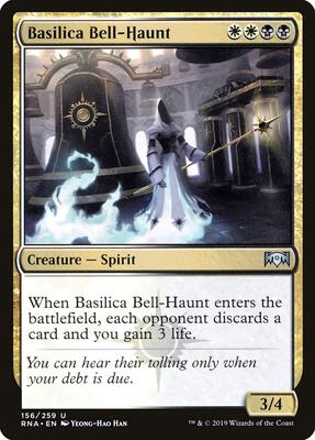 Basilica Bell-Haunt card from Ravnica Allegiance