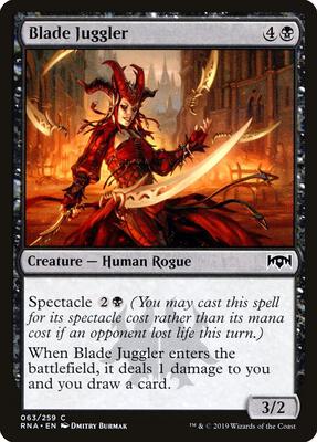 Blade Juggler card from Ravnica Allegiance