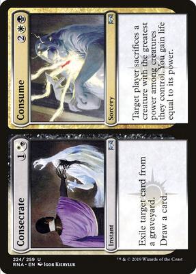 Consecrate // Consume card from Ravnica Allegiance