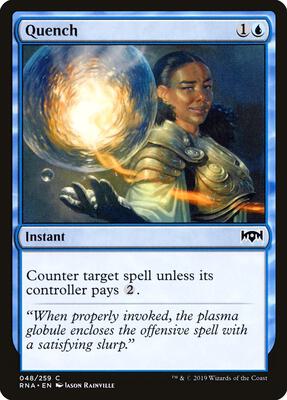 Quench card from Ravnica Allegiance
