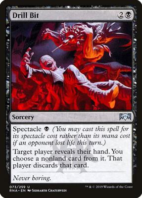 Drill Bit card from Ravnica Allegiance