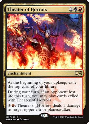 Theater of Horrors card from Ravnica Allegiance