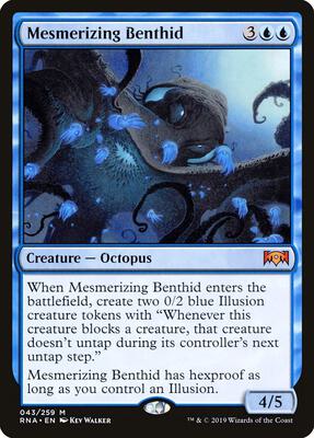 Mesmerizing Benthid card from Ravnica Allegiance