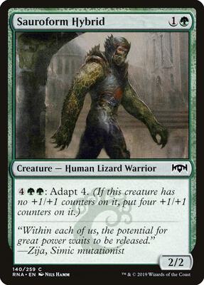 Sauroform Hybrid card from Ravnica Allegiance