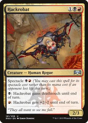 Hackrobat card from Ravnica Allegiance