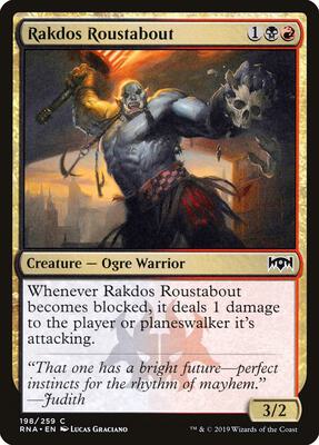Rakdos Roustabout card from Ravnica Allegiance