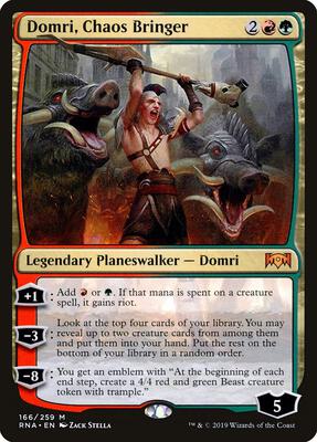 Domri, Chaos Bringer card from Ravnica Allegiance