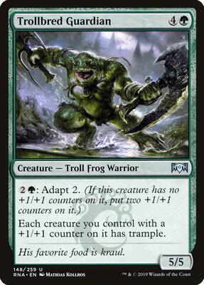 Trollbred Guardian card from Ravnica Allegiance