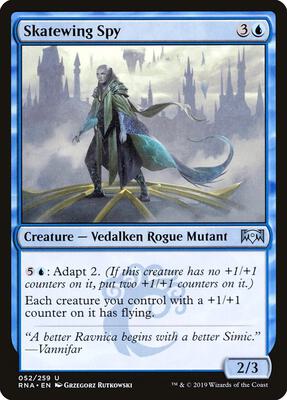 Skatewing Spy card from Ravnica Allegiance