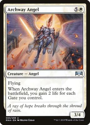 Archway Angel card from Ravnica Allegiance
