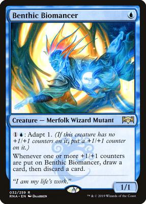Benthic Biomancer card from Ravnica Allegiance