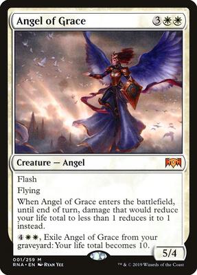 Angel of Grace card from Ravnica Allegiance
