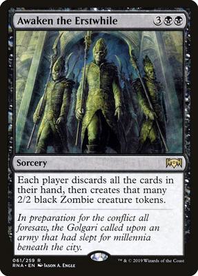 Awaken the Erstwhile card from Ravnica Allegiance