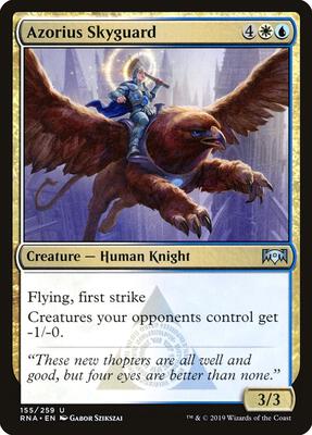 Azorius Skyguard card from Ravnica Allegiance