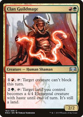 Clan Guildmage card from Ravnica Allegiance