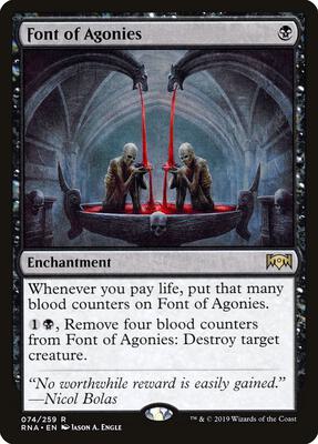 Font of Agonies card from Ravnica Allegiance