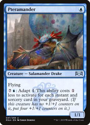 Pteramander card from Ravnica Allegiance