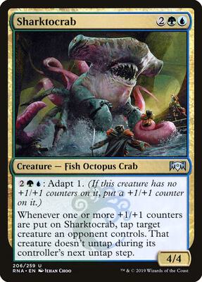 Sharktocrab card from Ravnica Allegiance