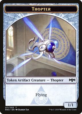 Thopter Token card from Ravnica Allegiance