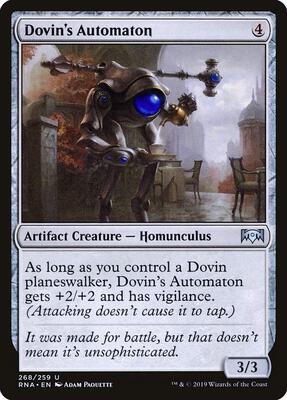 Dovin's Automaton card from Ravnica Allegiance
