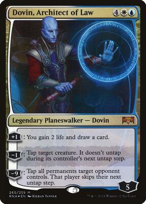 Dovin, Architect of Law card from Ravnica Allegiance