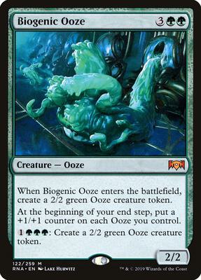 Biogenic Ooze card from Ravnica Allegiance