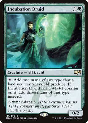 Incubation Druid card from Ravnica Allegiance