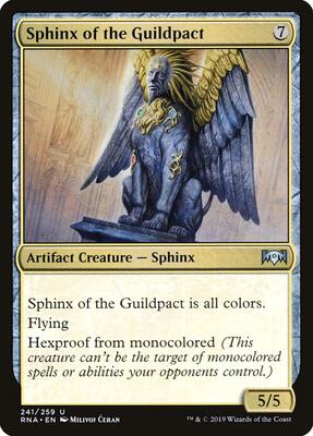 Sphinx of the Guildpact card from Ravnica Allegiance