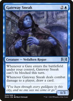 Gateway Sneak card from Ravnica Allegiance