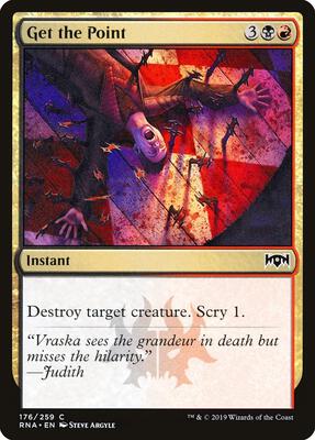 Get the Point card from Ravnica Allegiance