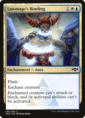 Lawmage's Binding card from Ravnica Allegiance