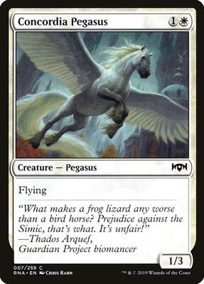 Concordia Pegasus card from Ravnica Allegiance