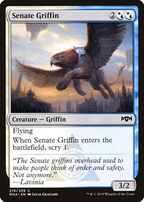 Senate Griffin card from Ravnica Allegiance