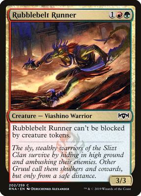 Rubblebelt Runner card from Ravnica Allegiance